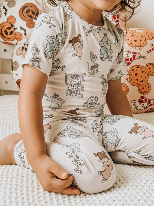 Monsters Bamboo Pjs