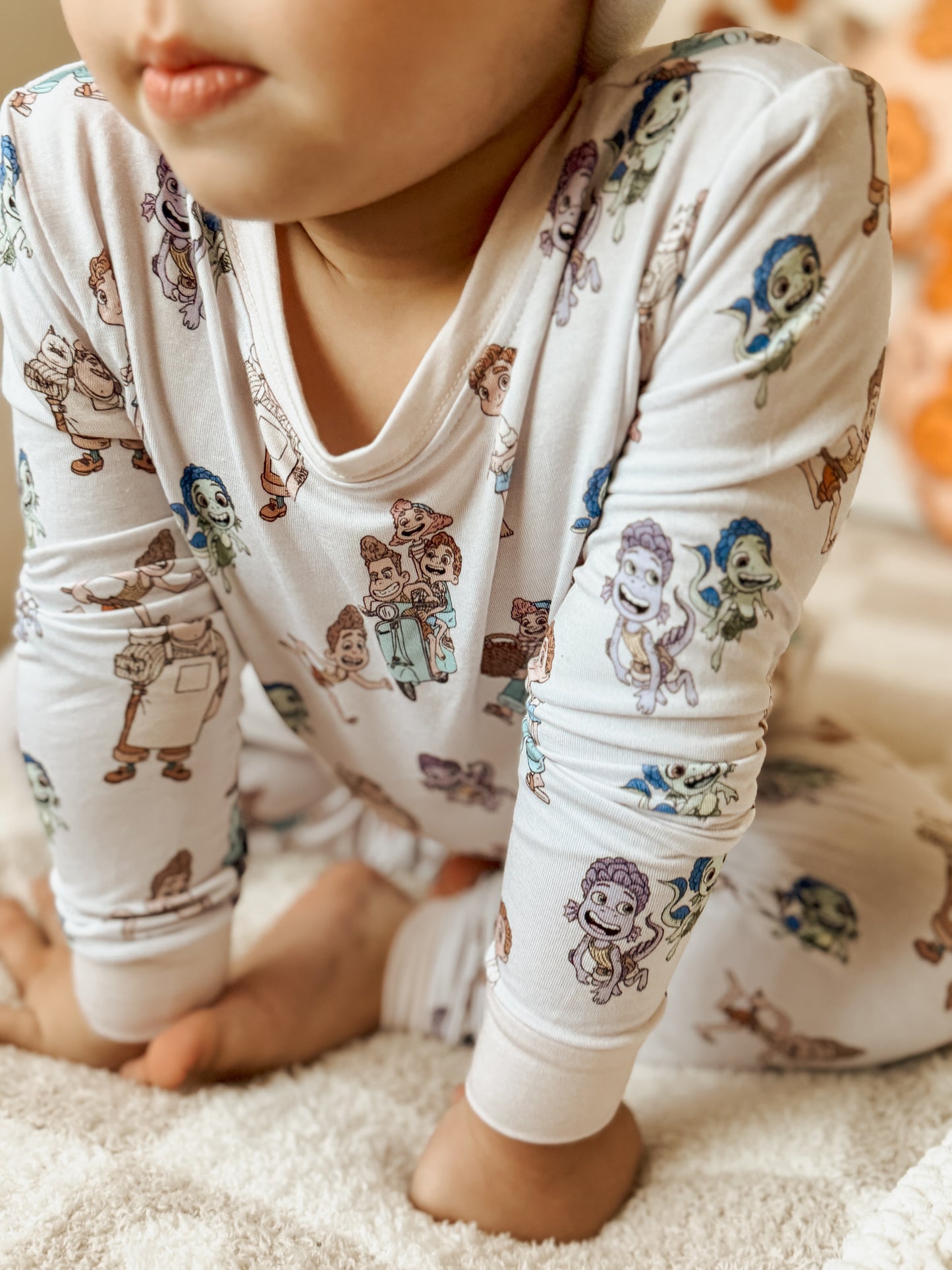 Sea Monsters Bamboo Pjs