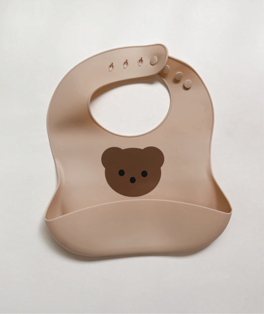 Bear Baby Silicone Bib