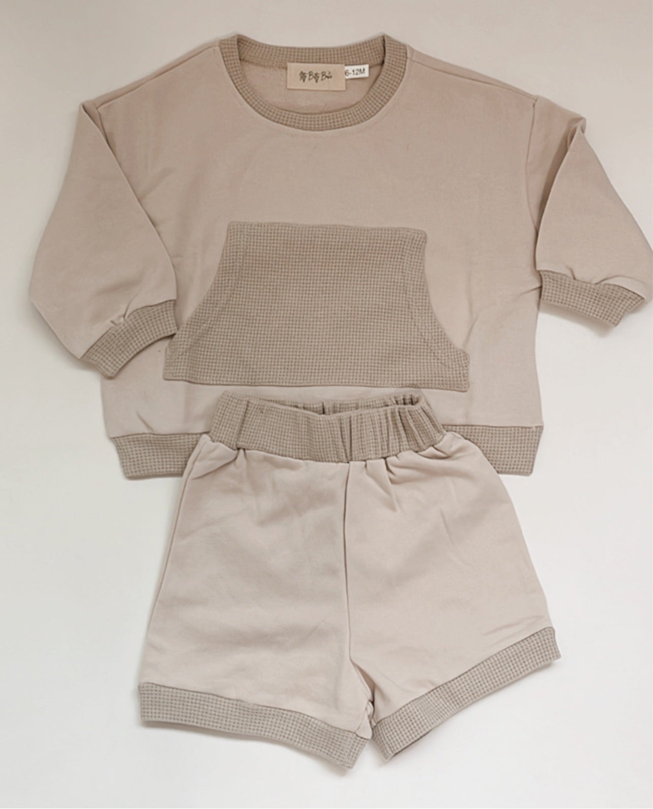 Gray Sweater Short Set