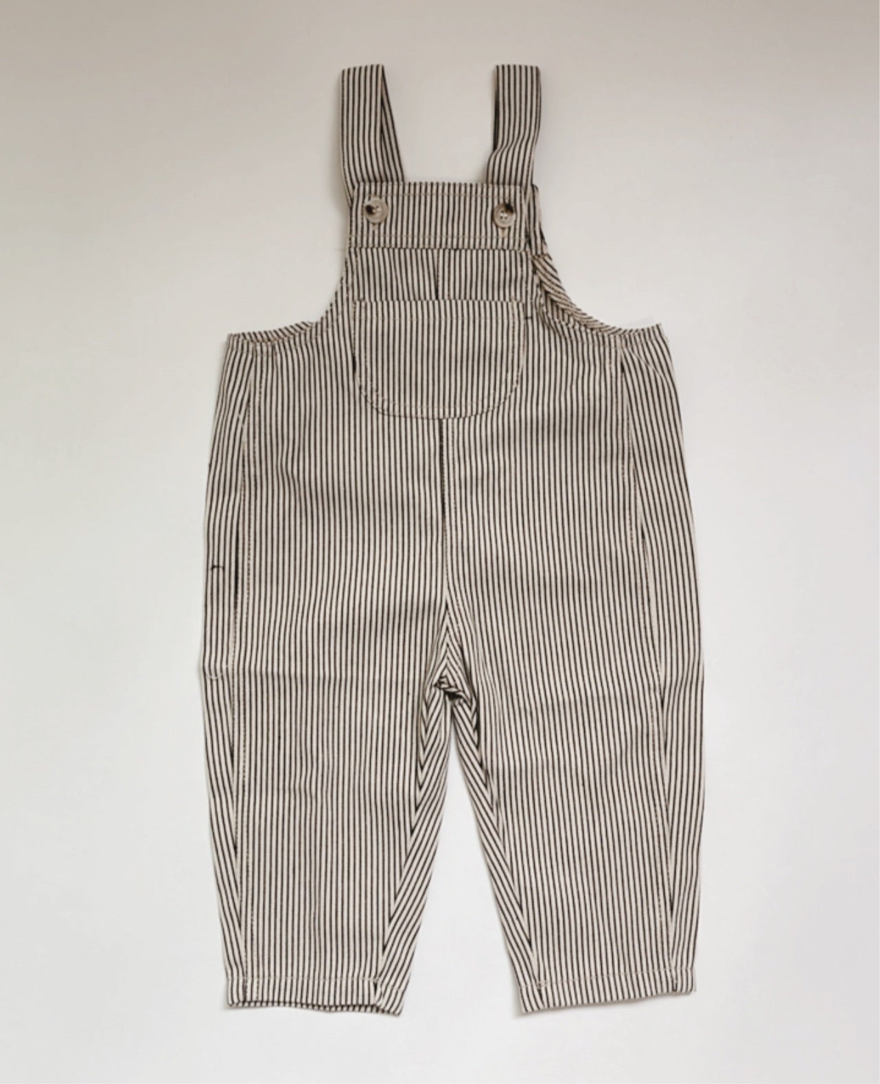 Stripe Pocket Overalls