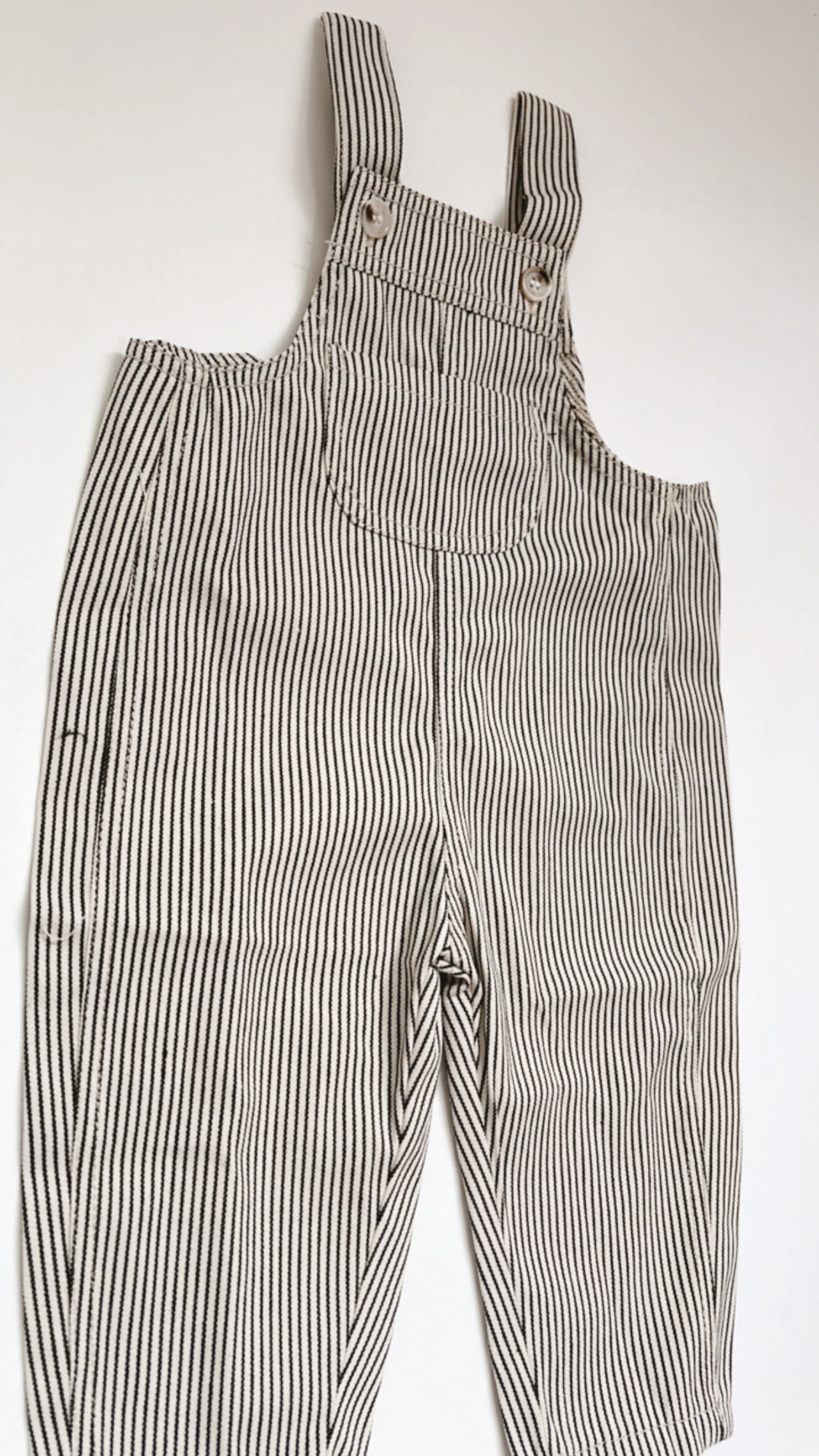 Stripe Pocket Overalls