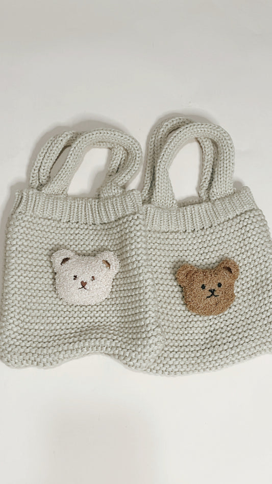 Bear Knitted Bags